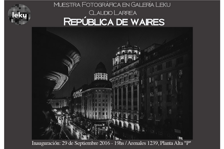 Sombras de Buenos Aires en blanco y negro