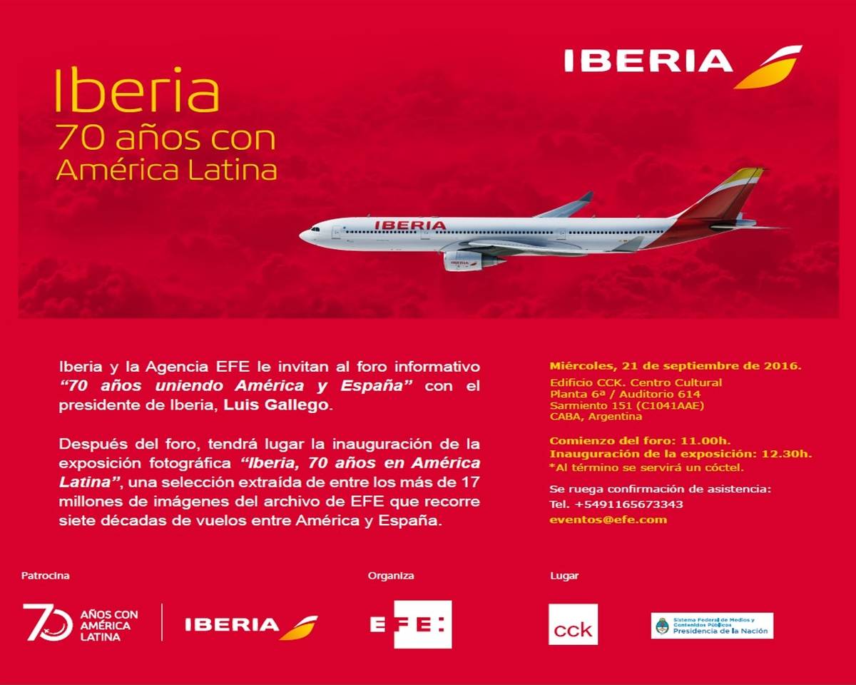 El gobierno patrocina homenaje a Iberia, que vació Aerolíneas