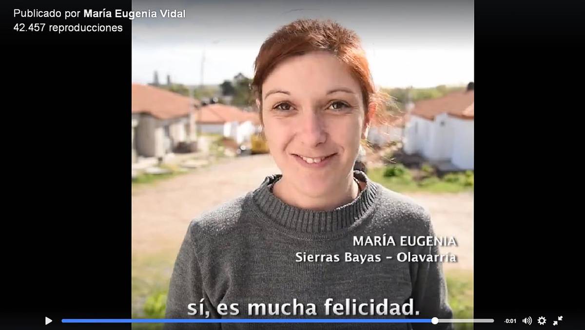 Otra falsa propaganda PRO: Vidal publicita una vivienda entregada por la gestión anterior