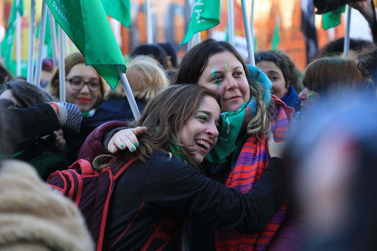 Las calles se llenaron de verde, de llanto y de sonrisas