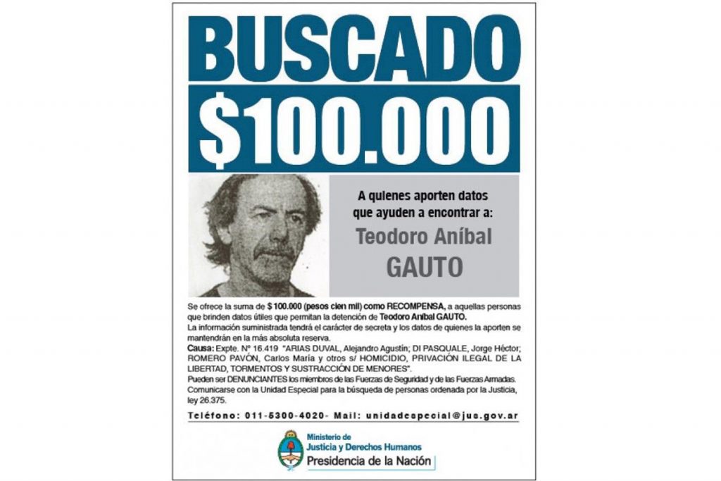 El gobierno eliminó recompensas para encontrar a 21 represores prófugos 1 El gobierno eliminó recompensas para encontrar a 21 represores prófugos