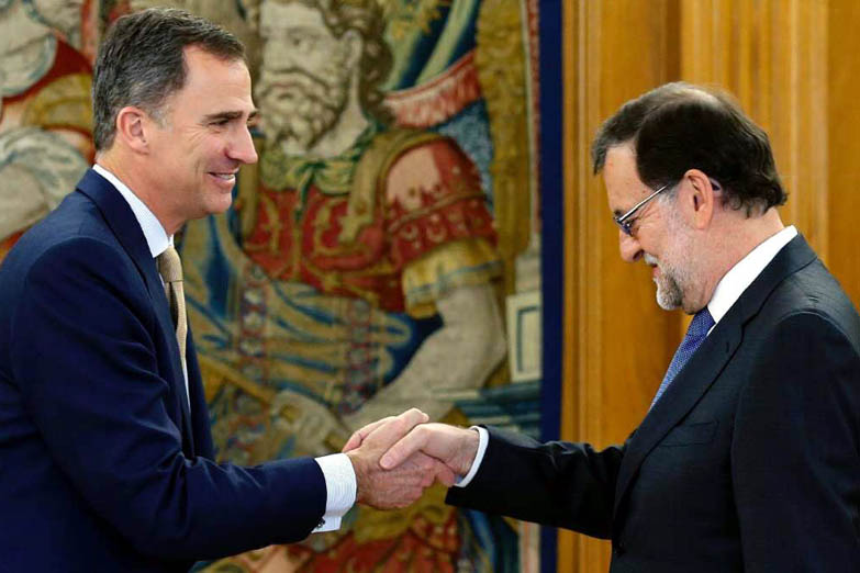 El rey español inció el camino hacia la investidura de Rajoy