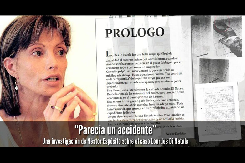 La caída de Lourdes Di Natale, hecha libro