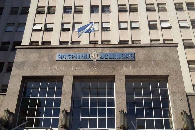 Movilización contra el traslado del Hospital del Clínicas