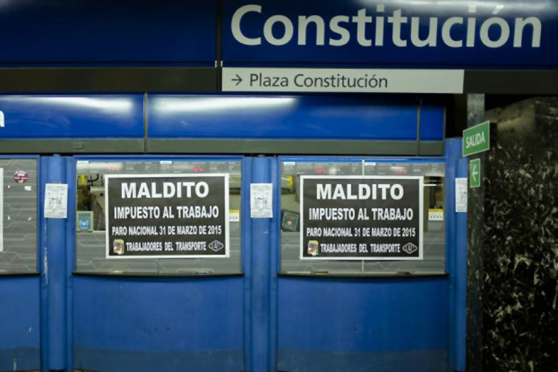 Por Ganancias, el Transporte no descarta un paro