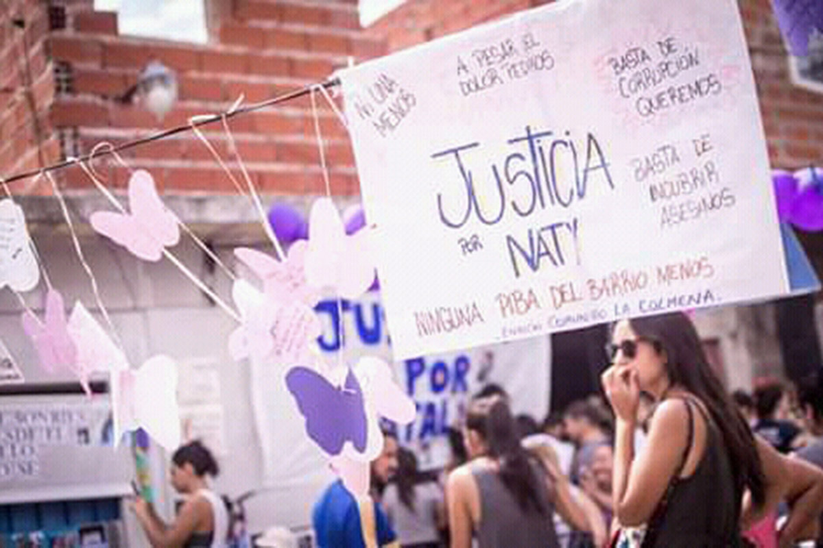 Homenaje y pedido de justicia por Natalia Sabán en San Martín