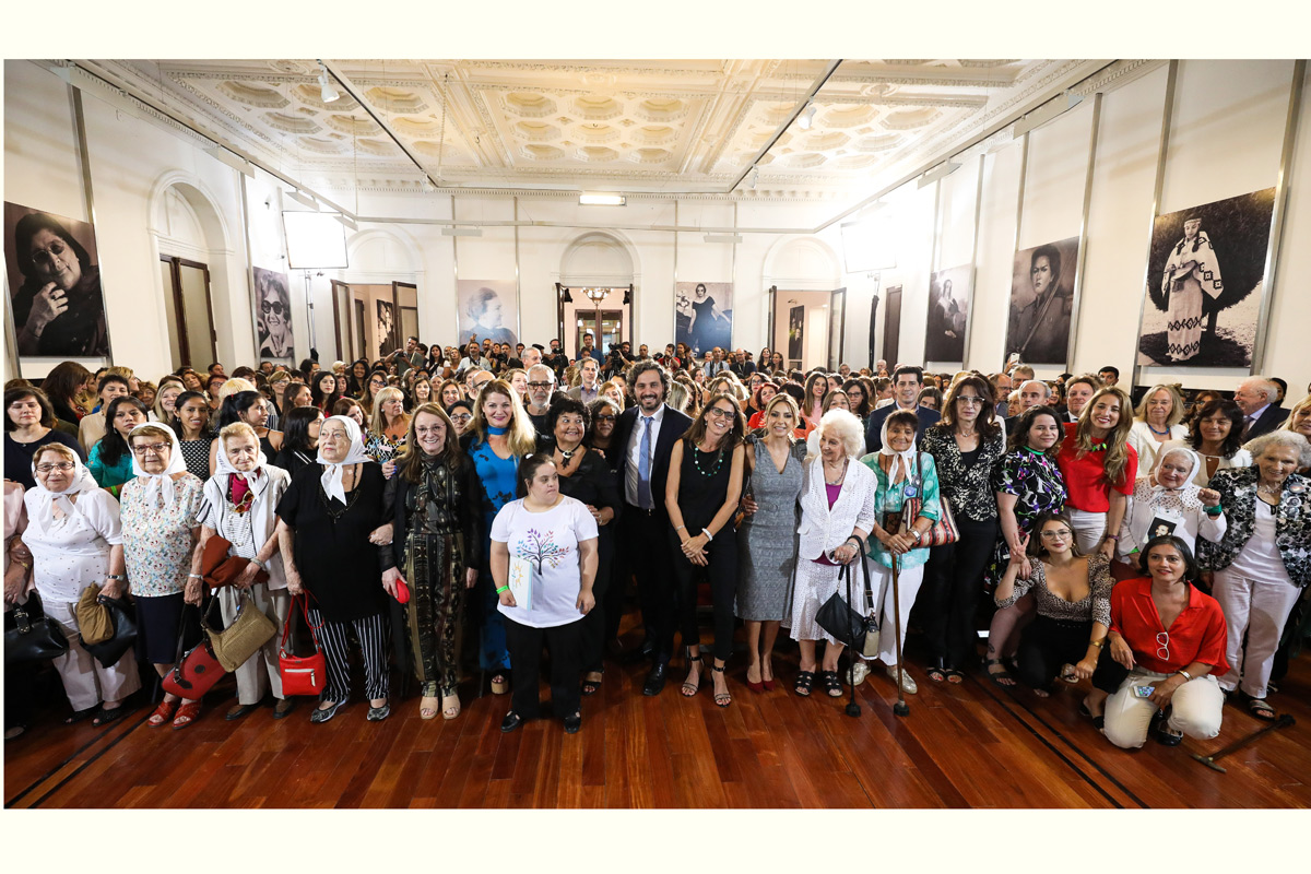 Las mujeres de la historia argentina volvieron a la Casa Rosada