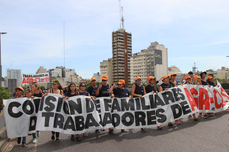 El reclamo de AGR, en imágenes