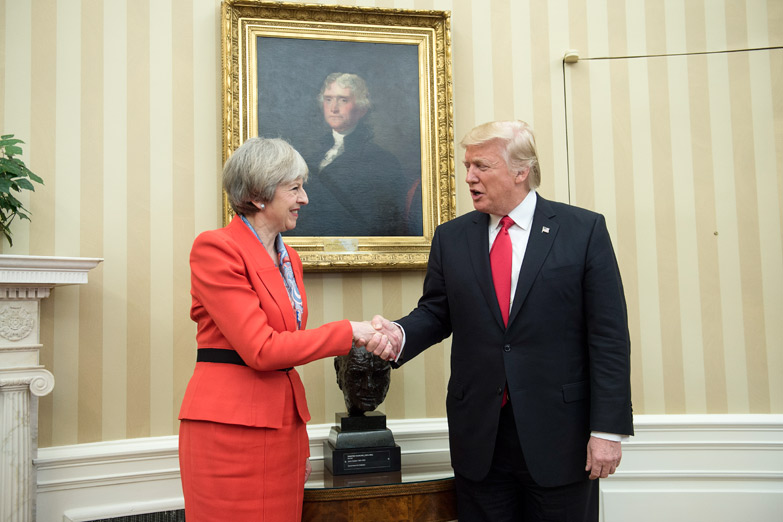 Theresa y Donald, los herederos de Thatcher y Reagan