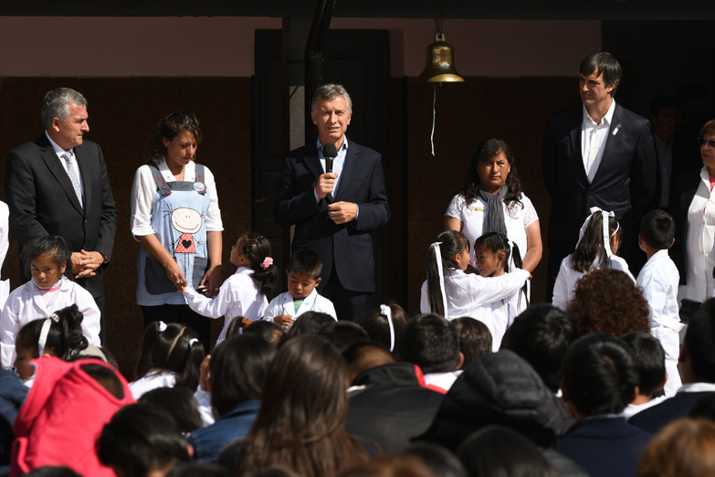Macri, a los docentes: «Lamento mucho que hayan elegido el oportunismo del paro»