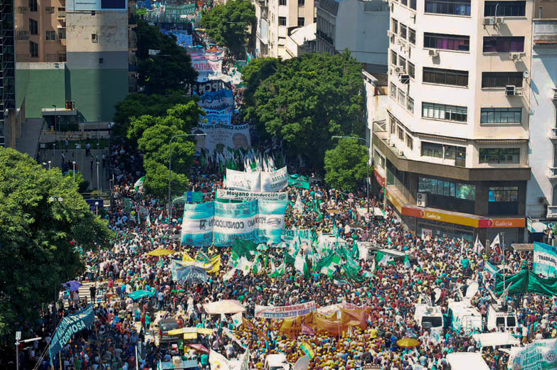 La movilización, desde adentro