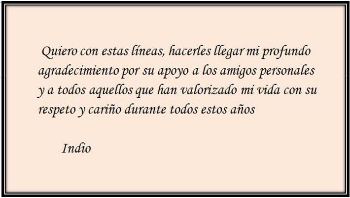 El mensaje del Indio Solari, con tono de despedida