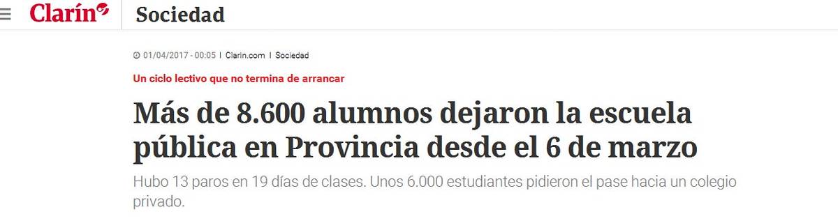 Pedidos de “listas inadecuadas” para el diario Clarín