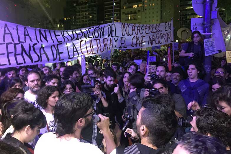 La inauguración del Bafici se llenó de reclamos por el INCAA: «El cine no se toca»