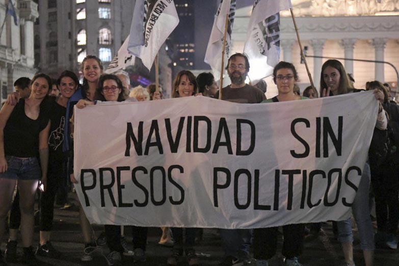 Marcha a Comodoro Py por una «Navidad sin presos políticos»