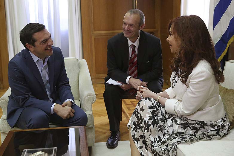 CFK se reunió con Tsipras