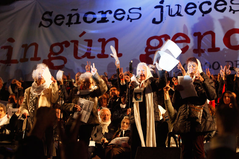 Estela: «Señores jueces, ¡nunca más!»