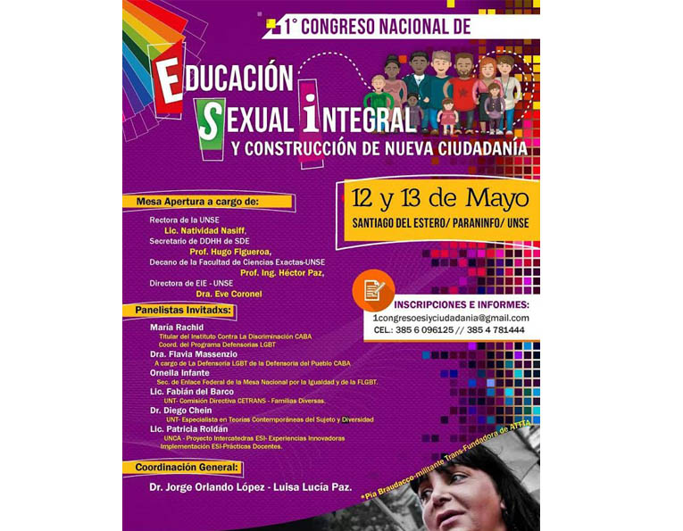 Primer Congreso Nacional de ESI y Construcción de Nueva Ciudadanía