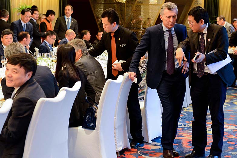 Macri llamó a empresarios chinos a invertir para ser «el supermercado del mundo»