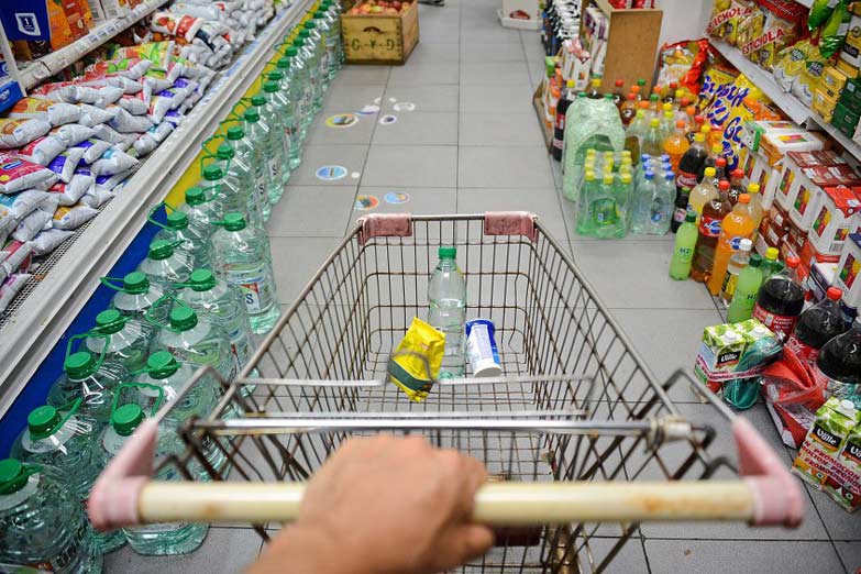 Fuerte baja de consumo en shoppings y supermercados