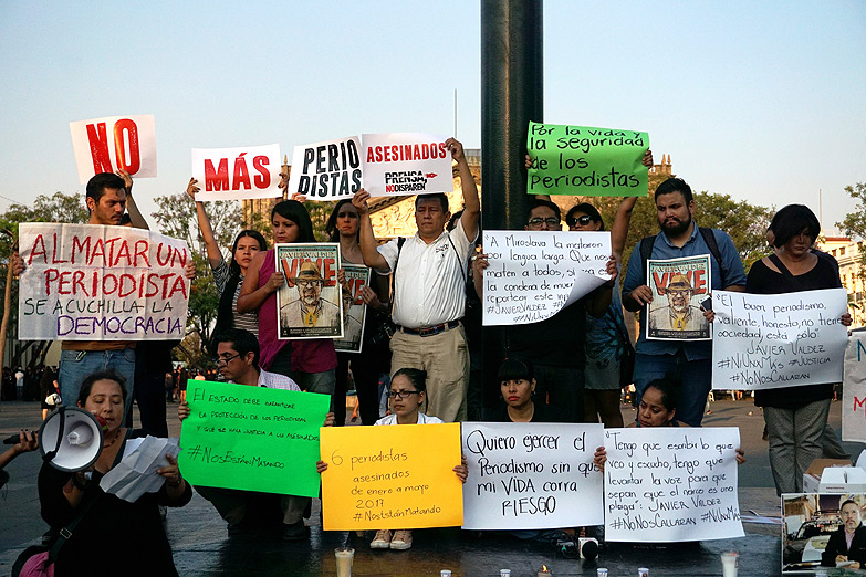 Reclamo por crímenes contra trabajadores de prensa