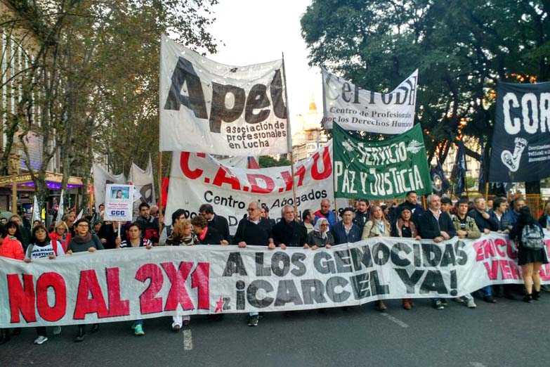 Fuerte reclamo contra la «contraofensiva represora»