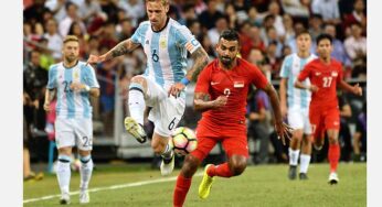 Argentina le ganó facil a Singapur en el segundo amistoso de Sampaoli