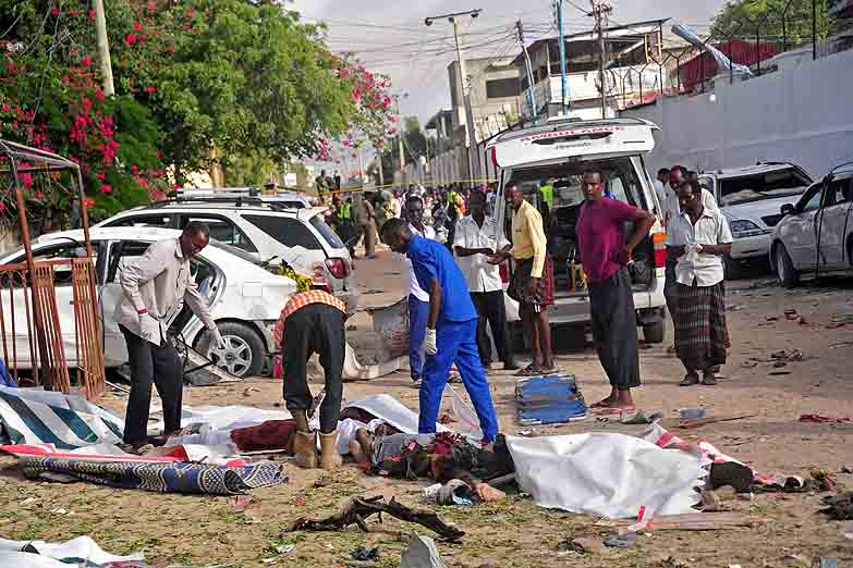 Una toma de rehenes terminó en masacre: 31 muertos en Somalia