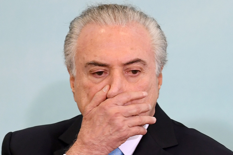 Michel Temer tiene una imagen positiva de sólo 2 por ciento