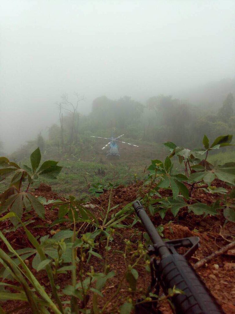 El chavismo asegura que encontró el helicóptero utilizado en el ataque contra las sedes institucionales