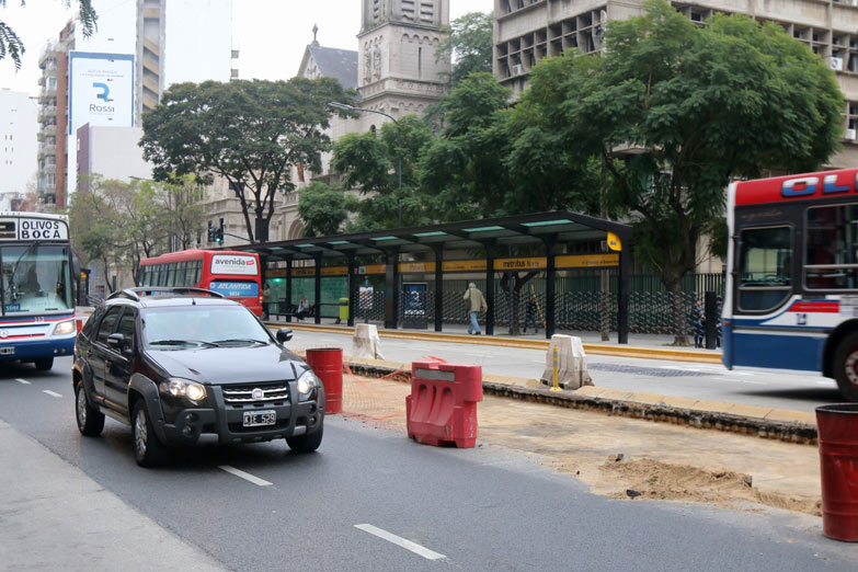El Metrobus Norte, otra vez en obra