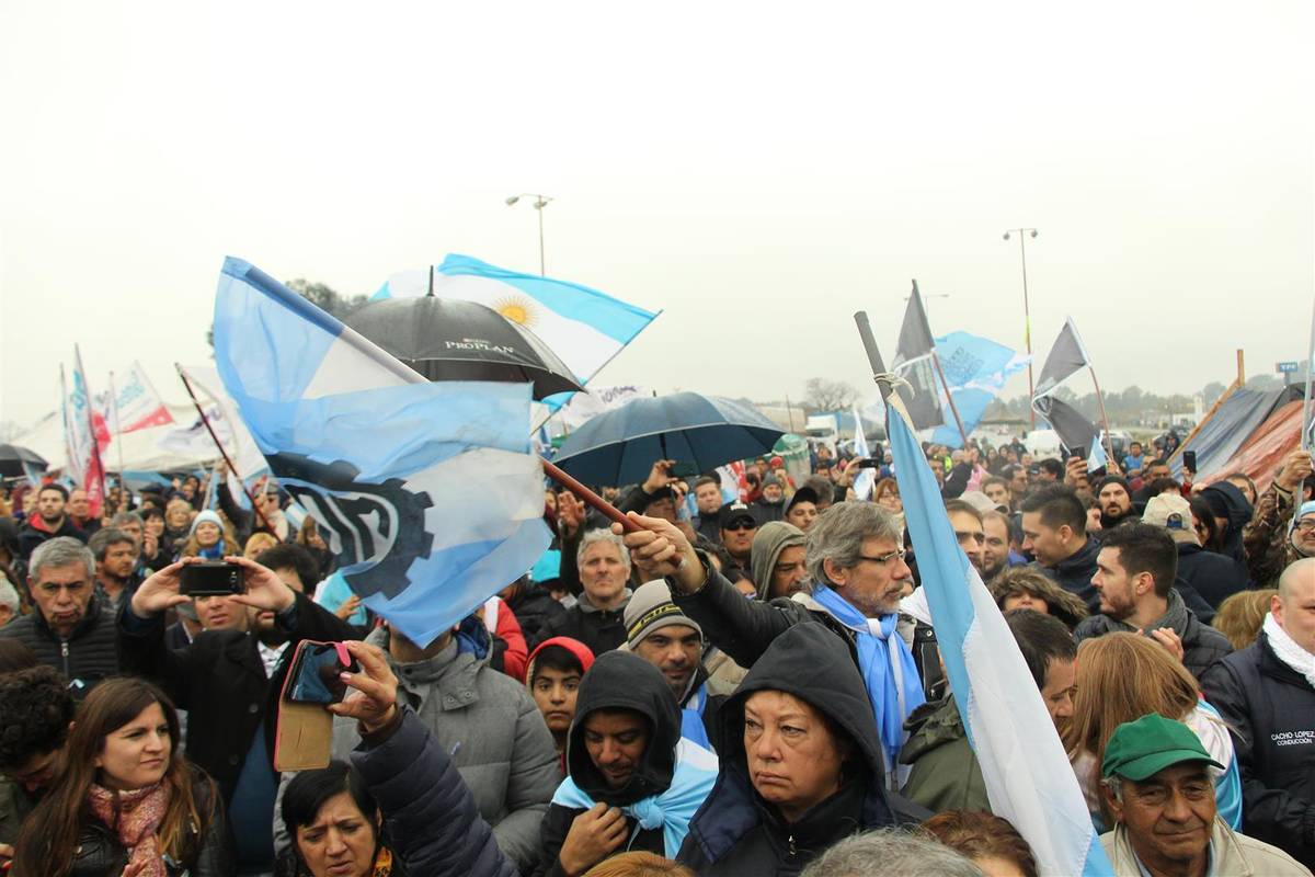 «Acá no hay nada que festejar, hoy es un día de lucha»