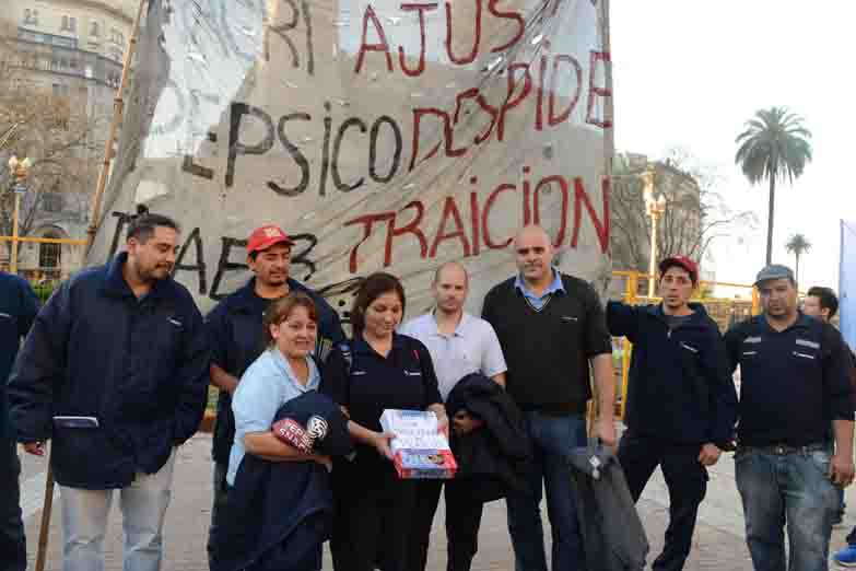 La voz de los trabajadores se hizo escuchar en Plaza de Mayo