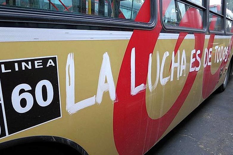 Choferes de la Línea 60 piden seguridad y siguen de paro