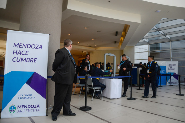 Mendoza ya está blindada para recibir a los presidentes del Mercosur