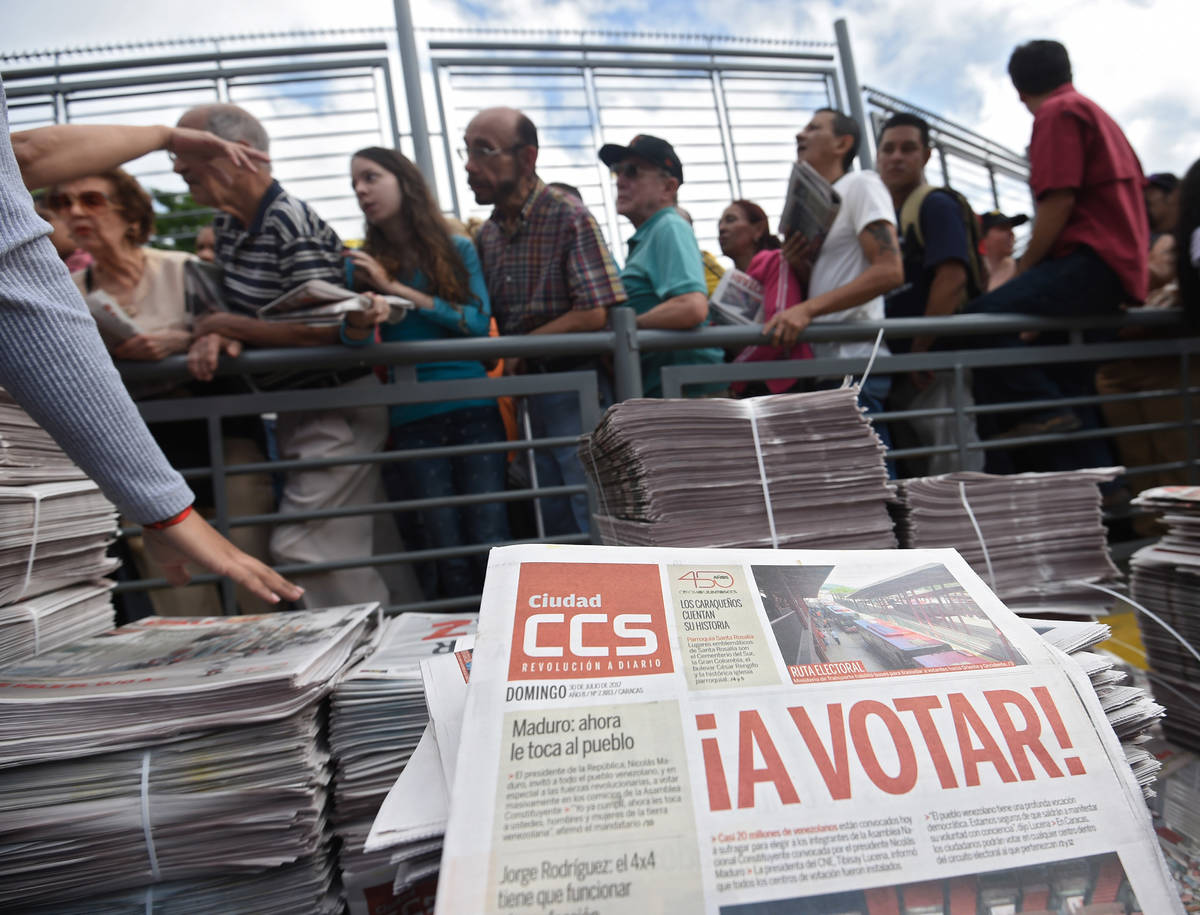 El gobierno argentino desconoce las elecciones