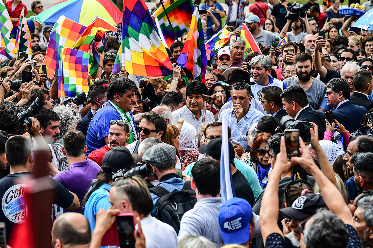 Evo Morales, en la ronda de las Madres