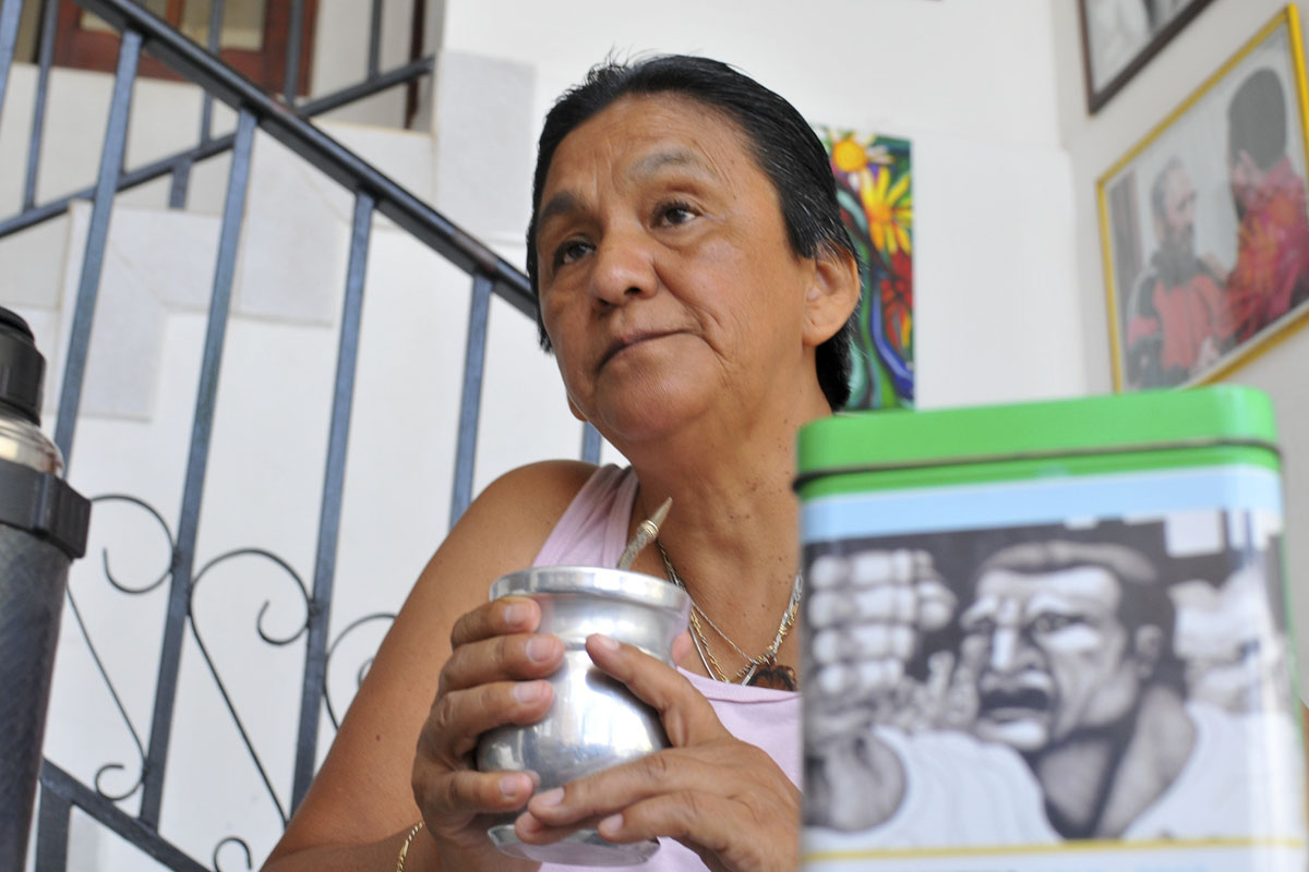 Milagro Sala: «Quiero la libertad  de todos los  presos políticos»