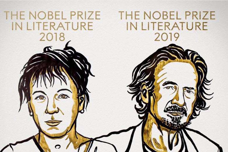 Los Nobel de literatura fueron para la polaca Olga Tokarczuk y al austríaco Peter Handke