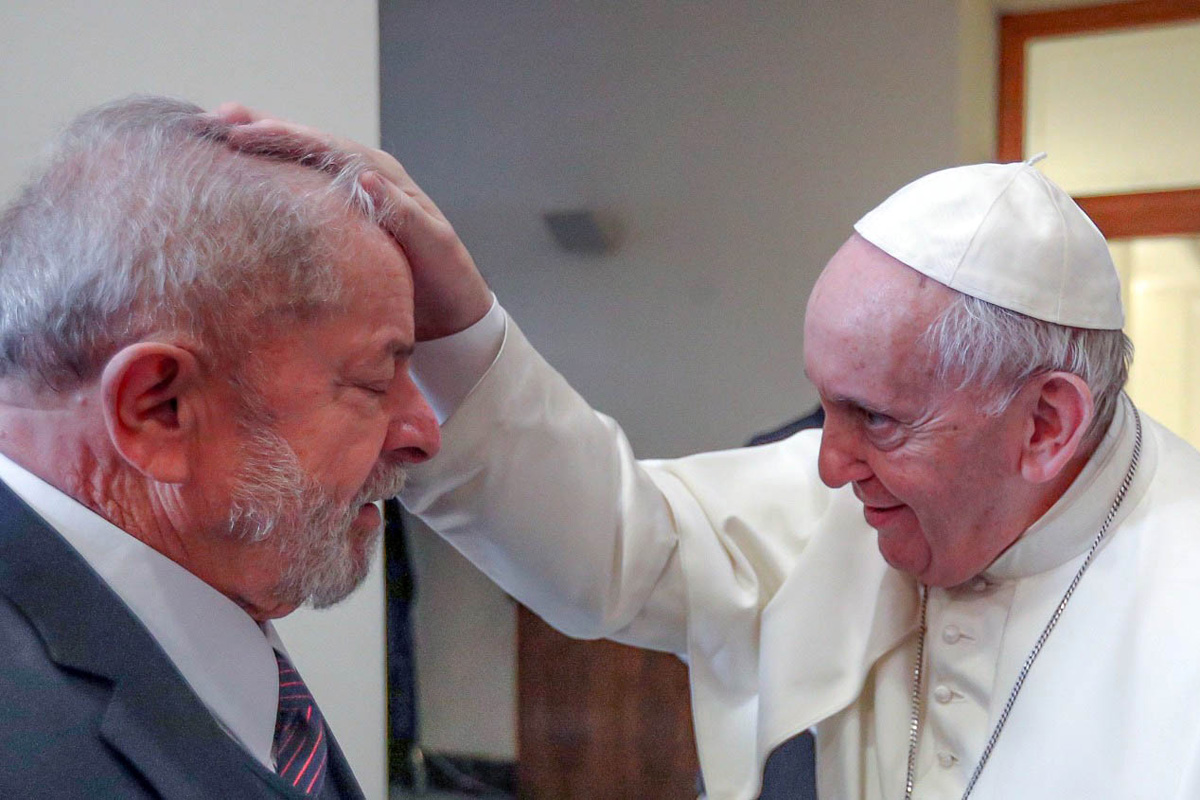 El Papa recibió a Lula da Silva en el Vaticano