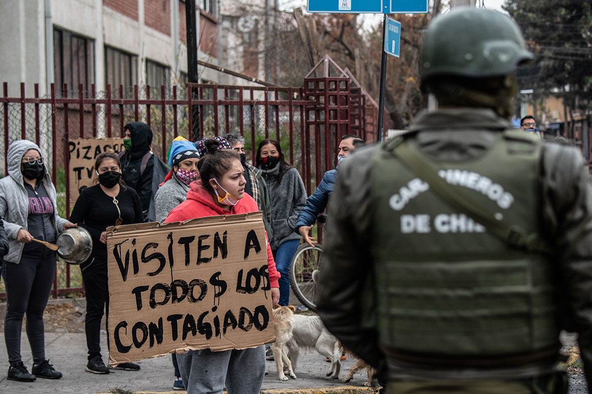 Chile registra un nuevo récord diario de 59 muertes y superó los 105.000 contagios