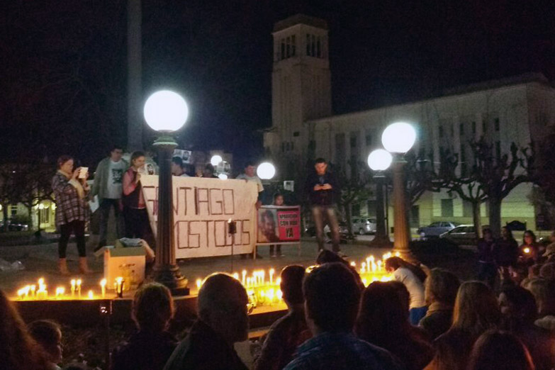 25 de Mayo marchó por la aparición de Santiago