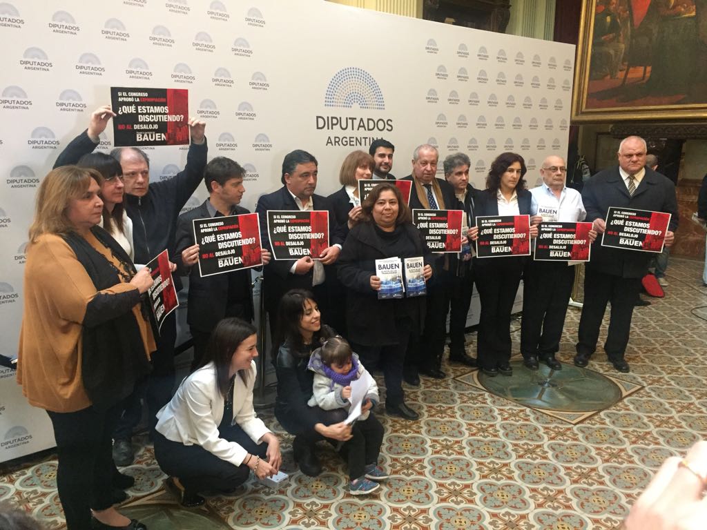 Impulsan la nueva votación de la ley de expropiación del Hotel Bauen