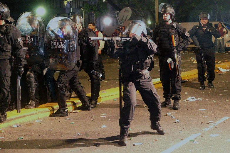 La Policía de la Ciudad, con el sello de la represión de la protesta social
