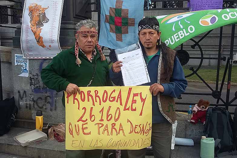 «Si no se renueva la prórroga, habrá una masacre en nuestros territorios»