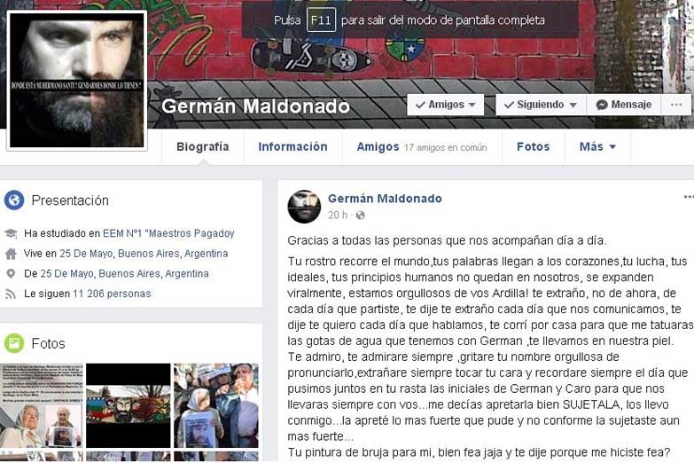 «¡Estamos orgullosos de vos, Ardilla!»