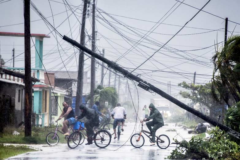 Instantánea: Irma se hizo sentir en Cuba
