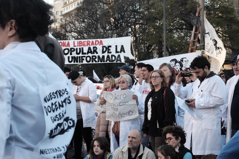 Los maestros villeros dieron cátedra en el Obelisco