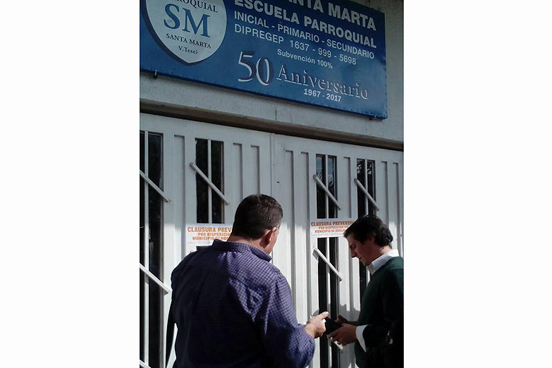 Alumnos intoxicados en una escuela religiosa de Villa Tesei