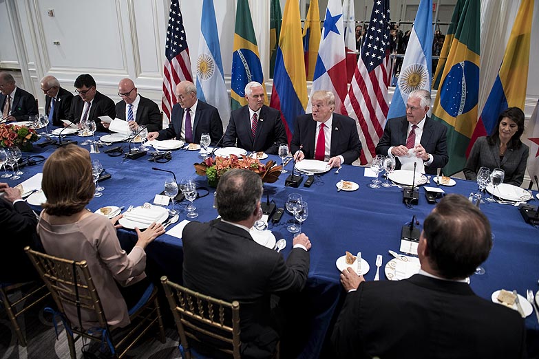 Michetti y tres presidentes latinoamericanos se reunieron con Trump para coordinar acciones contra Venezuela